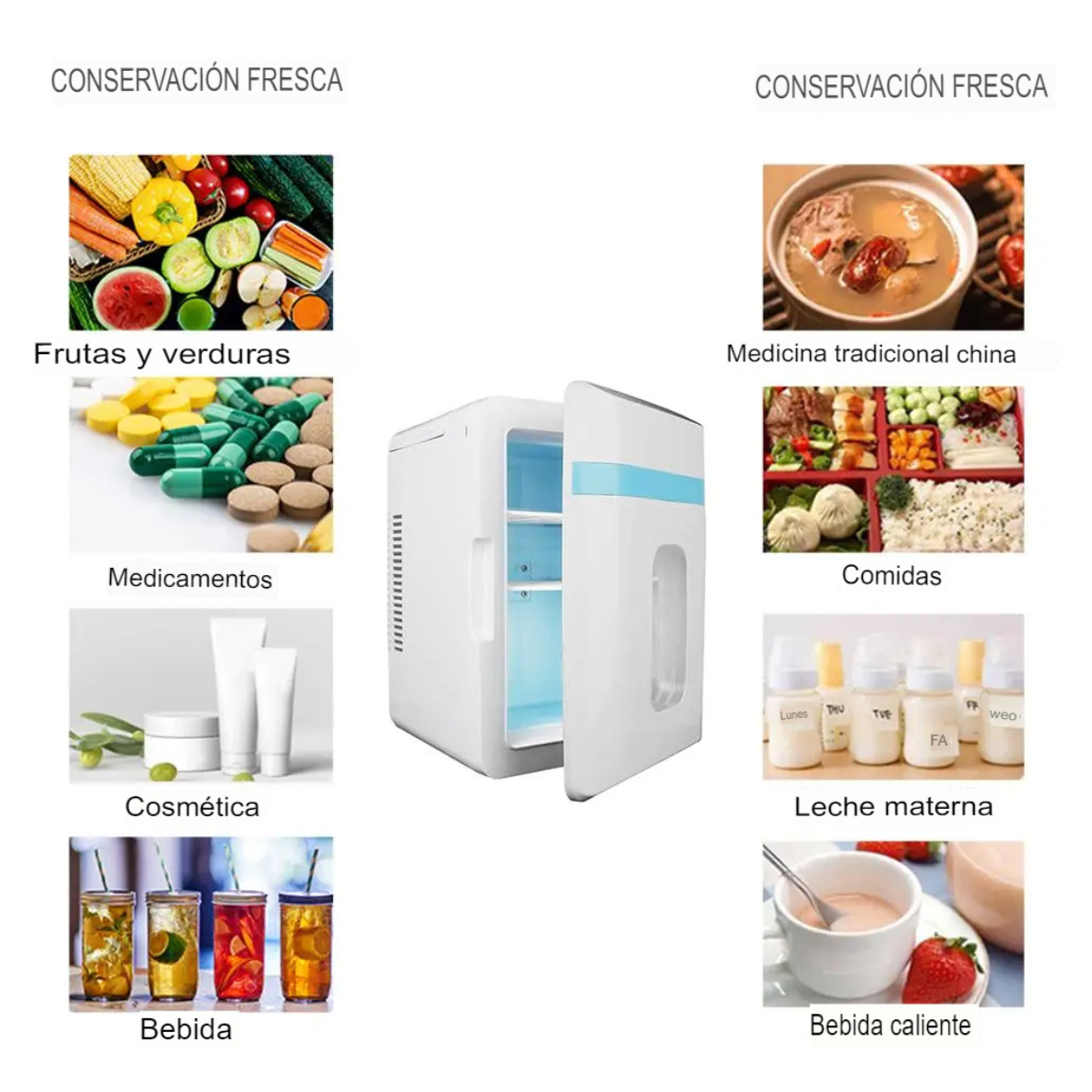 Mini Refrigerador Portatil De 10 Litros